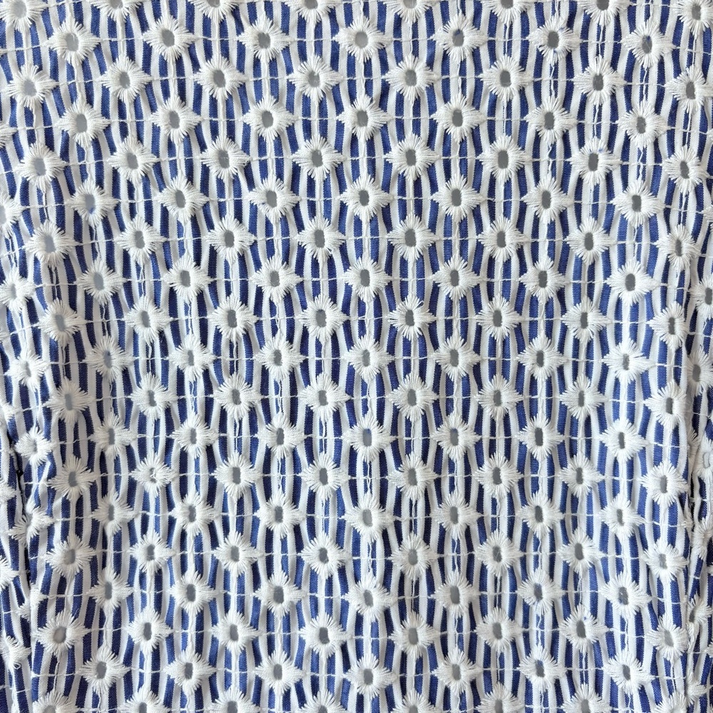 Brooks Brothers Blue and White Patterned Dress - Picture 5 of 11